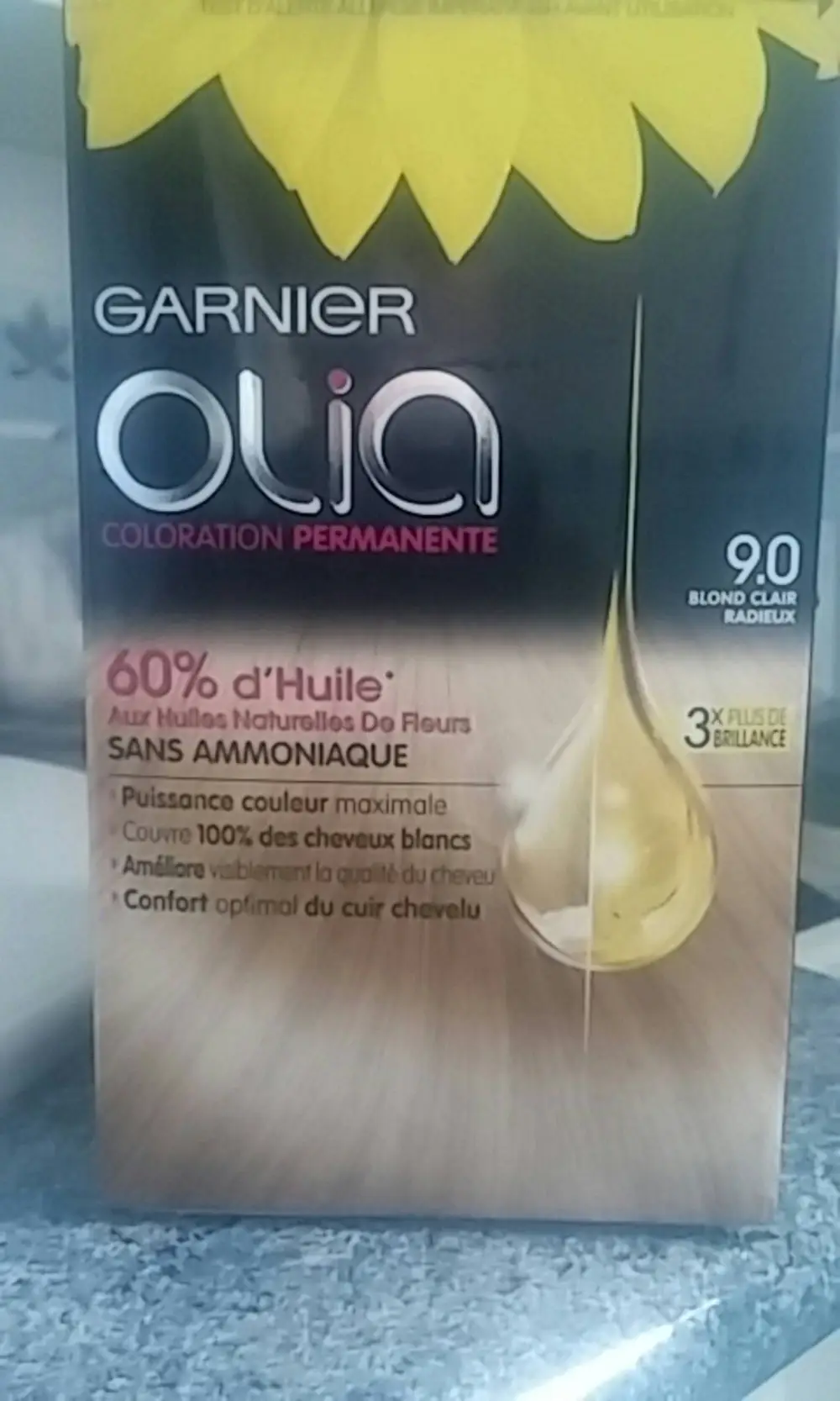 GARNIER - Olia - Coloration permanente 9.0 blond clair radieux