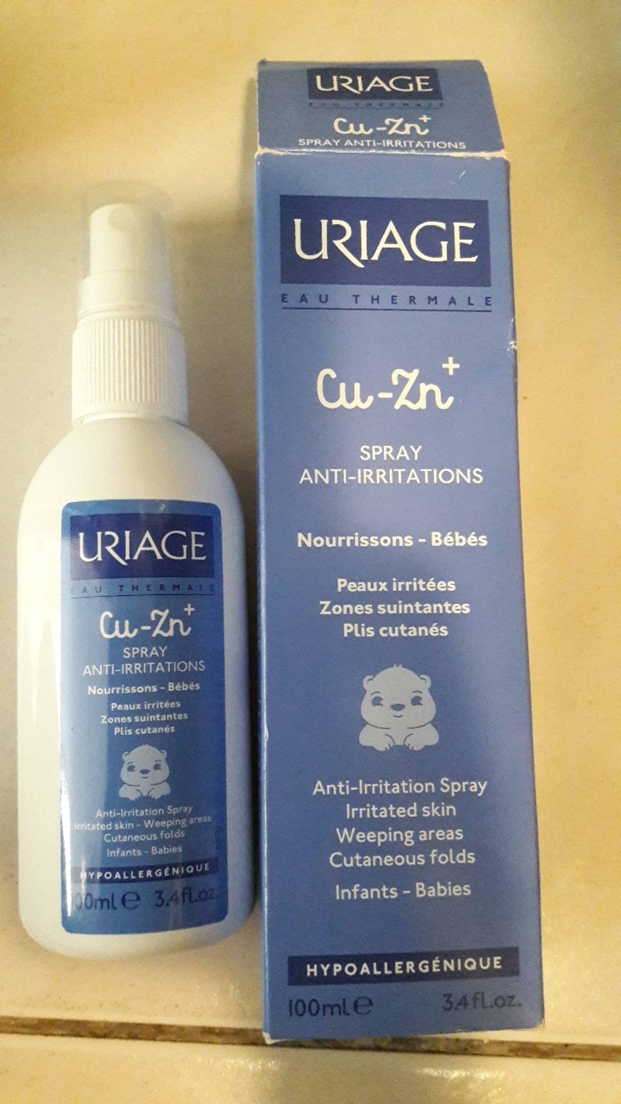 URIAGE - Cu-Zn+ - Spray anti-irritations