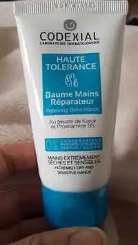 CODEXIAL - Haute tolérance - Baume mains réparateur