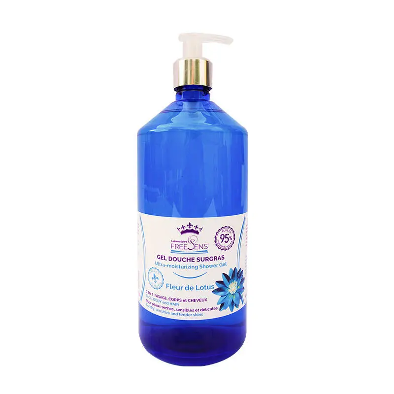 LABORATOIRE FREESENS - FREESENS Gel Douche Surgras Sans Savon  Fleur de LOTUS  Fl. 1 Litre