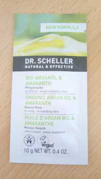 DR. SCHELLER - Huile d'argan bio & amarante - Masque beauté