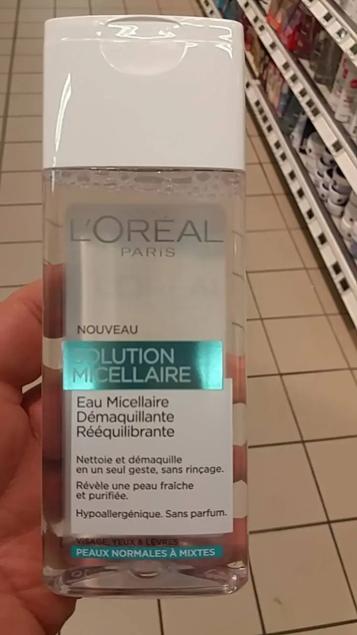 L'ORÉAL - Solution micellaire - Eau micellaire, démaquillante, réequilibrante