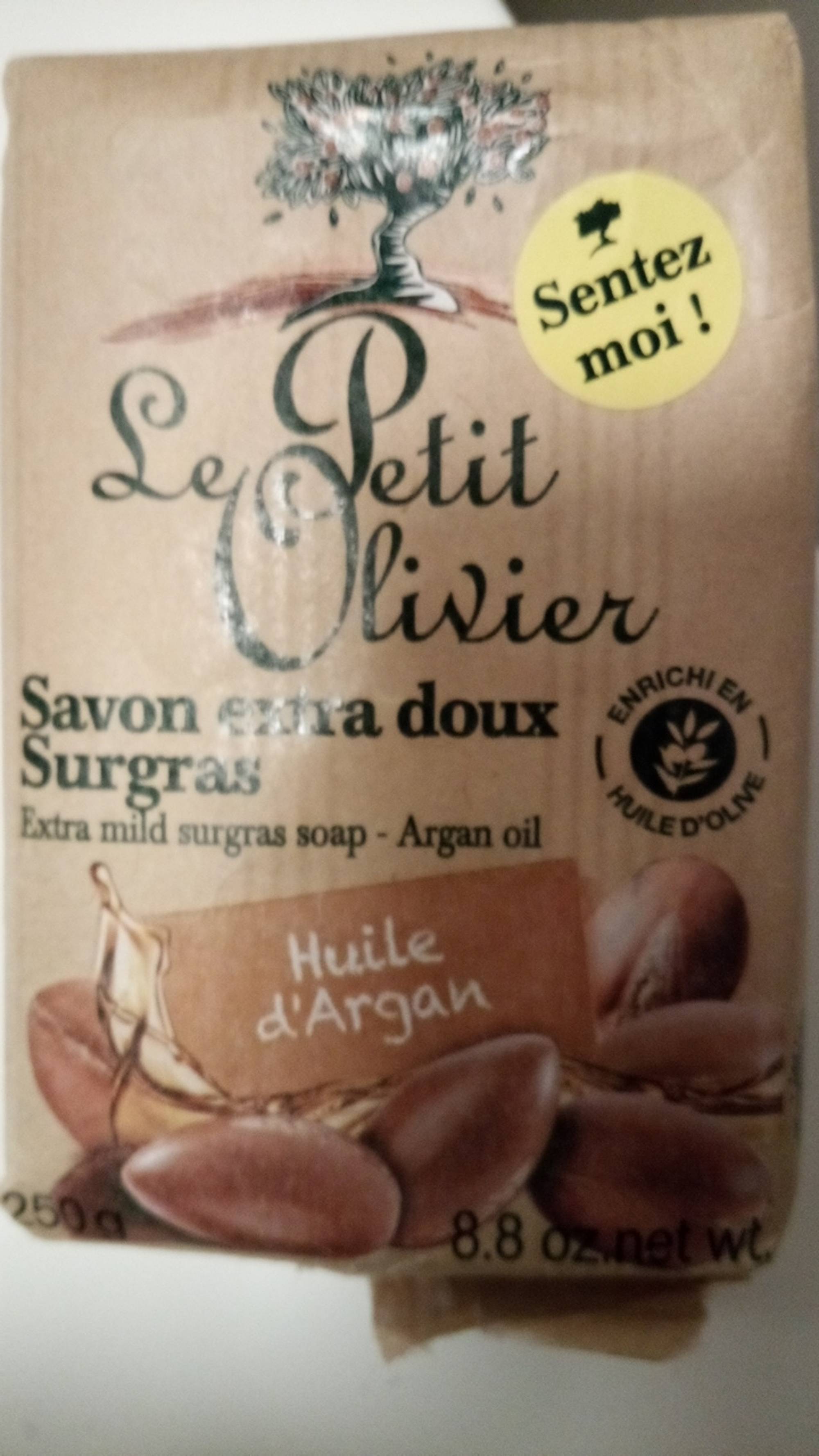 LE PETIT OLIVIER - Savon extra doux surgras - Huile d'Argan