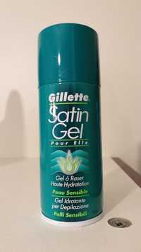 GILLETTE - Satin gel pour elle - Gel à raser haute hydratation