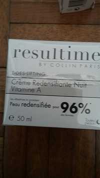 RESULTIME - Crème Redensifiante nuit - Rides lifting 