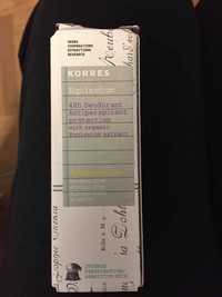 KORRES - Equisetum - Déodorant anti-perspirant protection 48h