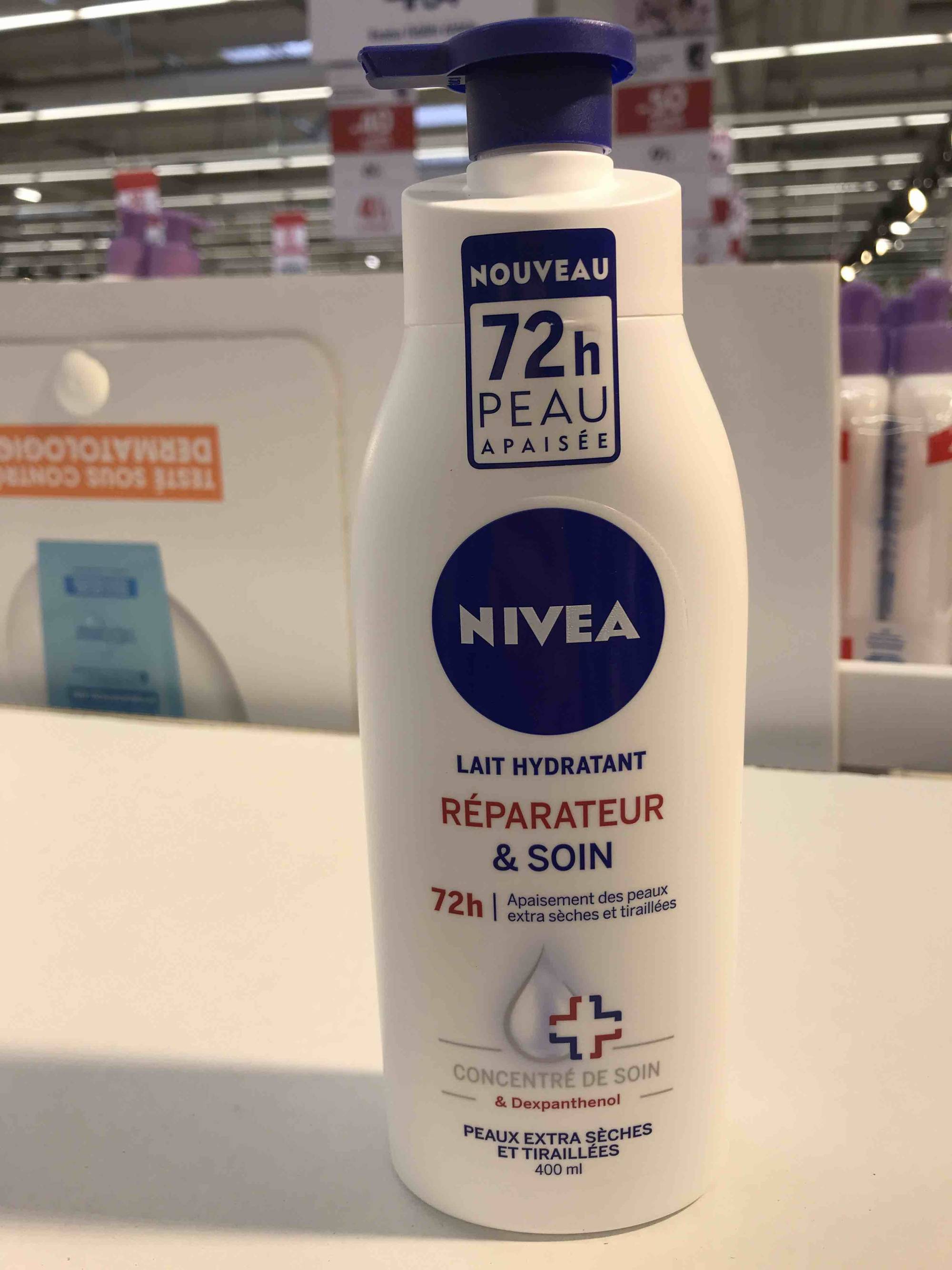 NIVEA - Lait hydratant réparateur & soin 72h
