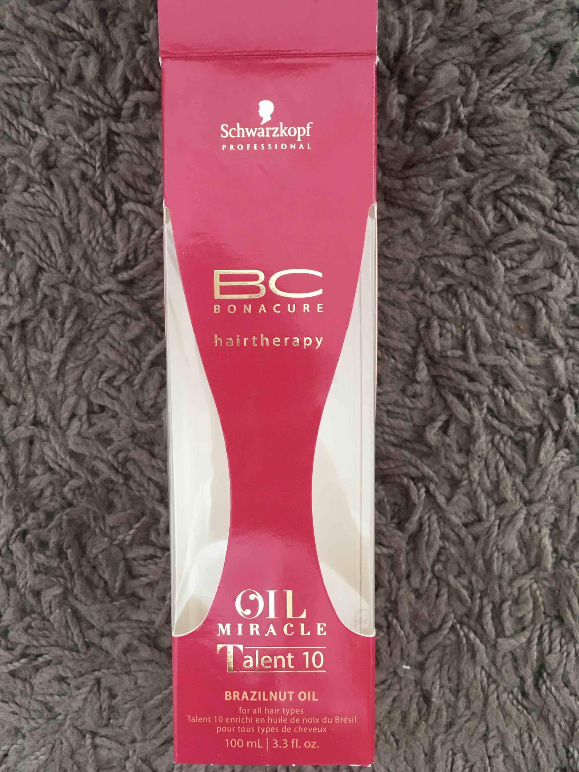 SCHWARZKOPF - BC bonacure hairtherapy - OIl miracle talent 10