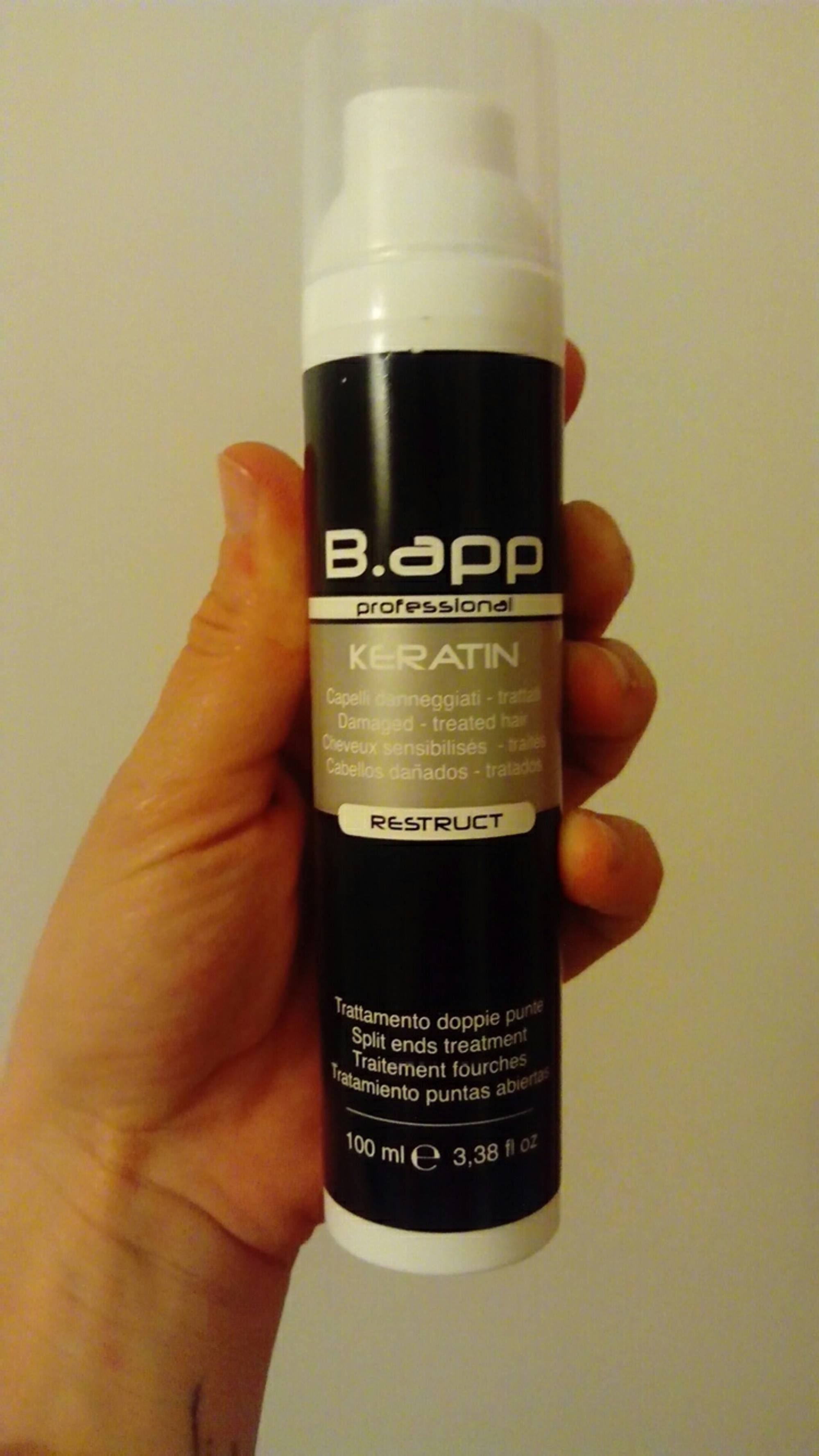 B.APP - Restruct - Traitement fourches cheveux sensibilisés