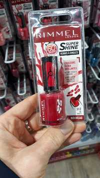 RIMMEL - Super Shine - Vernis à ongles 312 be red-y