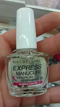 MAYBELLINE - Express manucure - Sérum de croissance 22 ongles courts