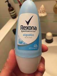 REXONA - Algodón - anti-transpirante  48h