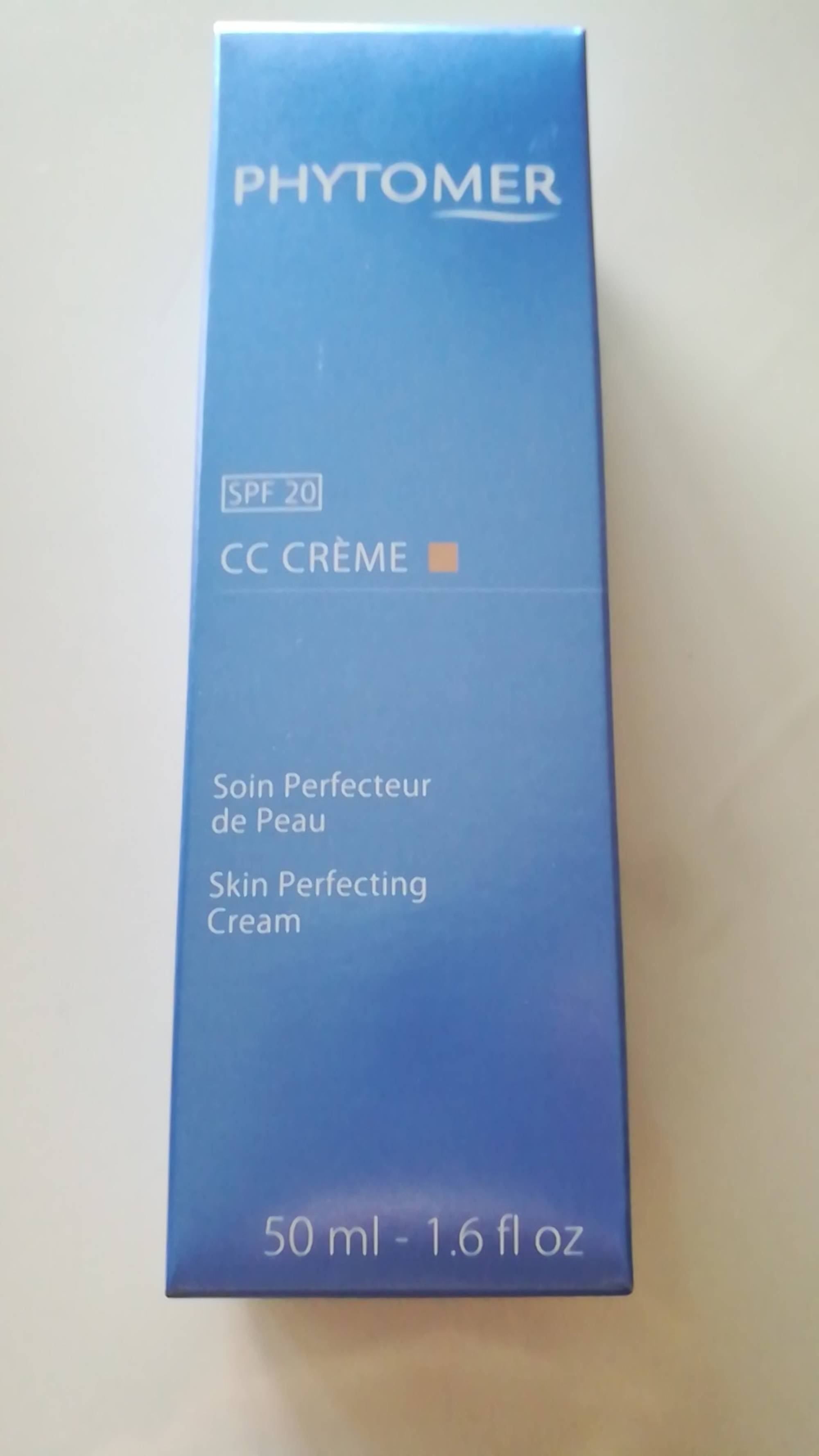 PHYTOMER - Soin perfecteur de peau SPF 20 - CC crème