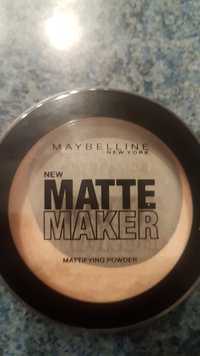 MAYBELLINE - New matte maker - Mattifying powder 20 nude beige