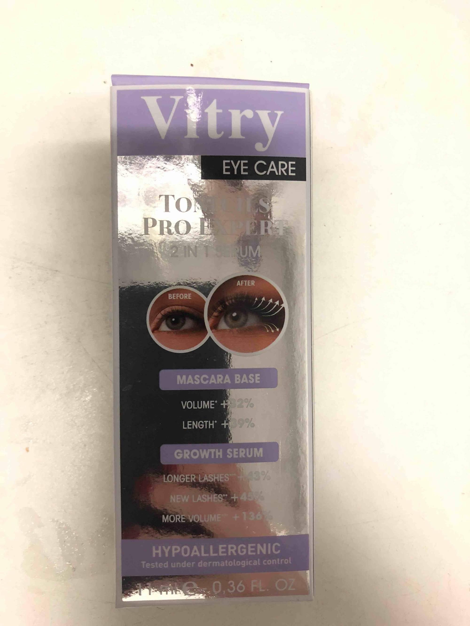VITRY - Toni'cils Pro Expert - 2 in 1 sérum mascara base