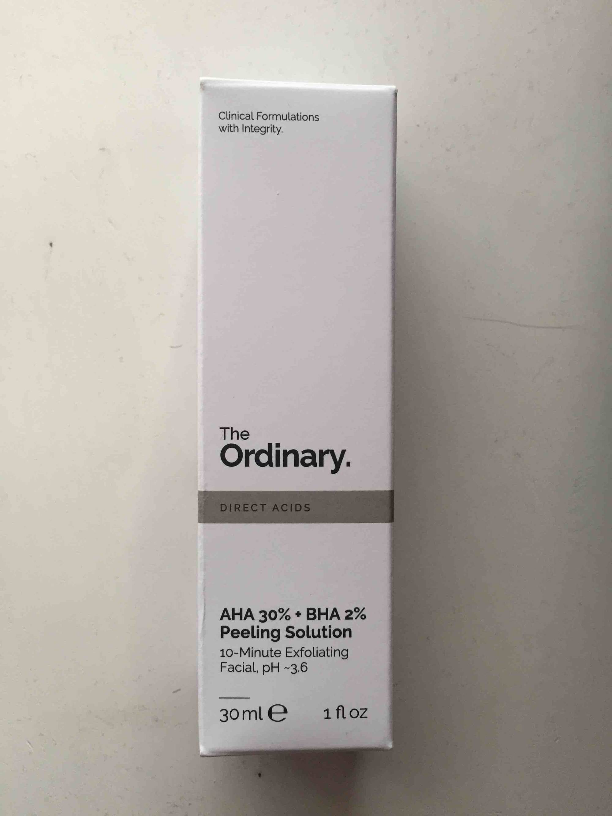 THE ORDINARY - Peeling solution - 10-minute exfoliating facial