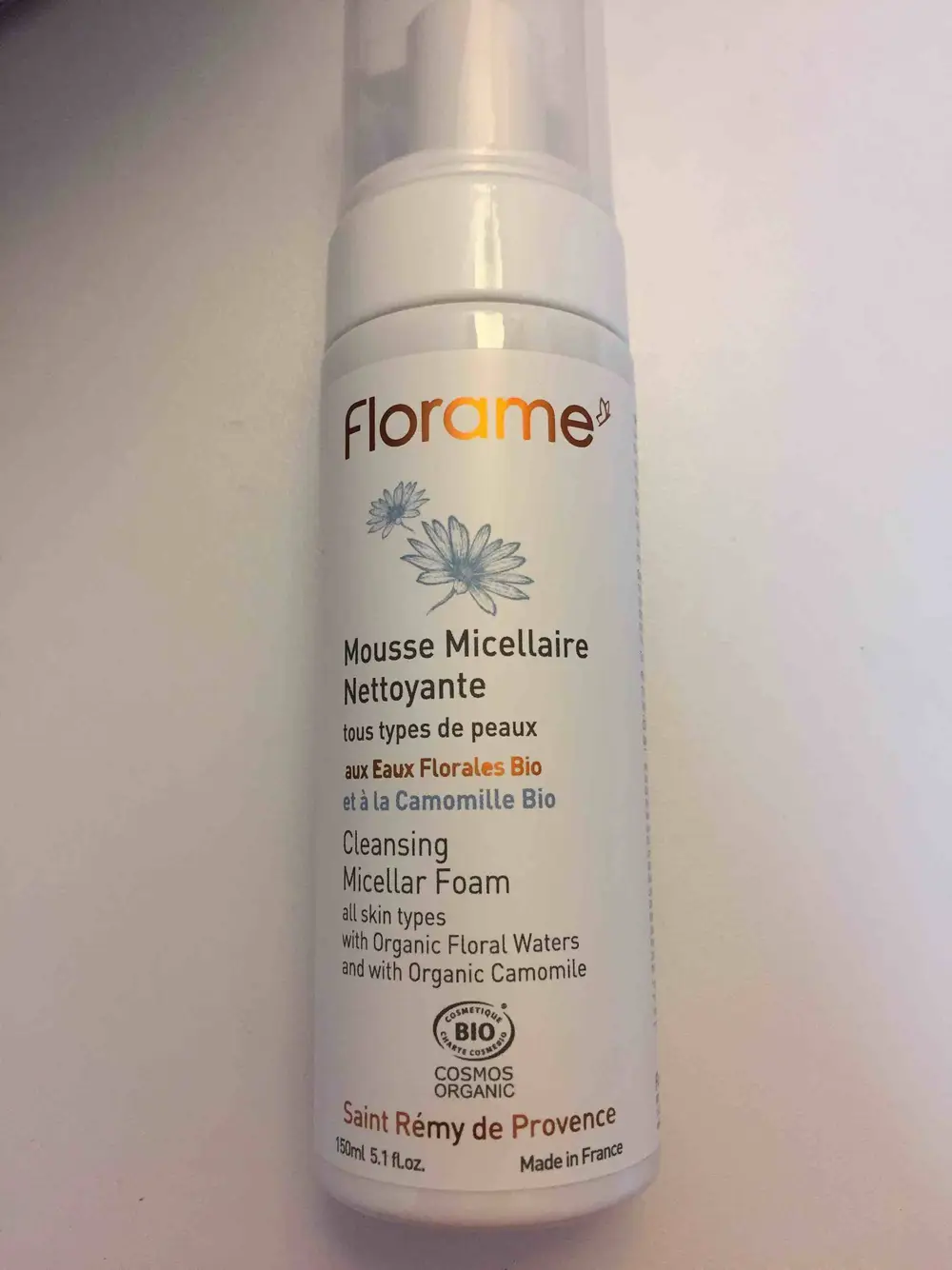 FLORAME - Mousse micellaire nettoyante tous types de peaux