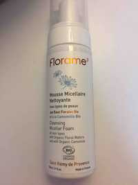 FLORAME - Mousse micellaire nettoyante tous types de peaux