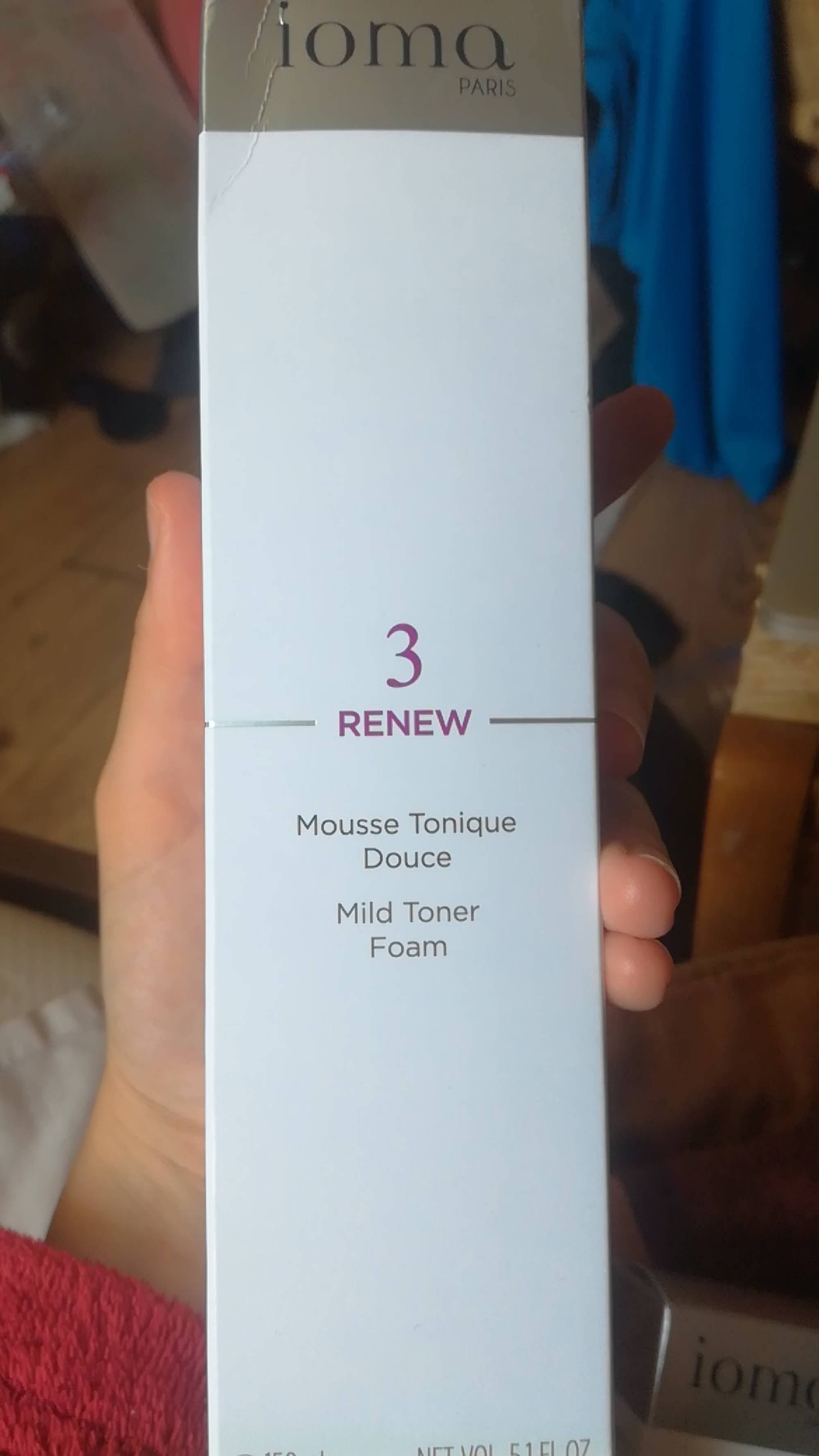 IOMA PARIS - 3 renew  - Mousse tonique douce
