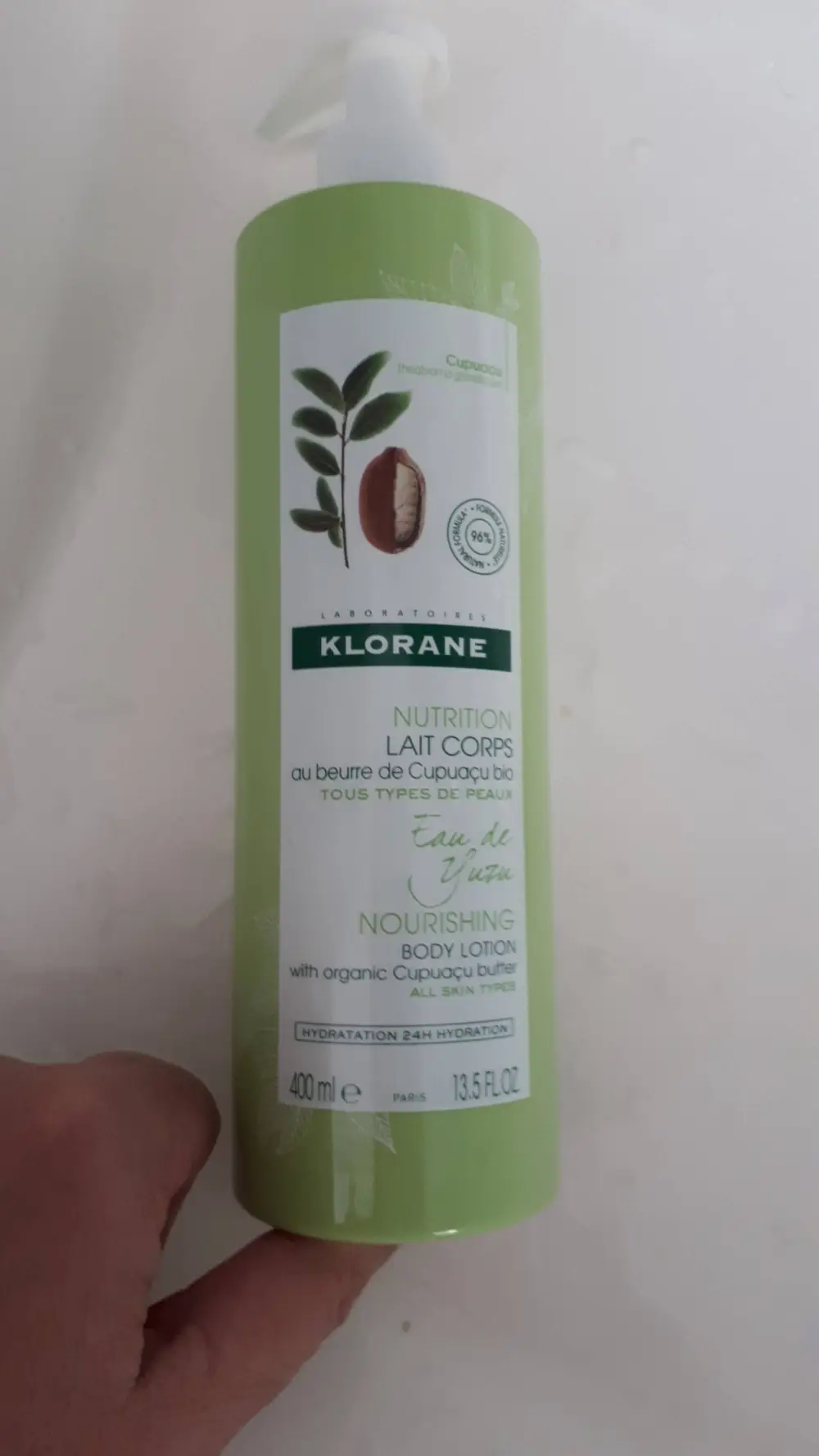 KLORANE - Beurre de cupuaçu bio - Lait corps nutrition 