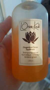 LOREN KADI - Shampooing naturel aux gingembre-citron équilibrant