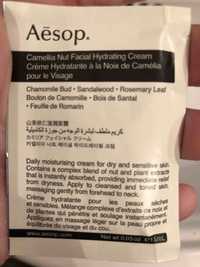 AESOP - Crème hydratante à la noix de camélia pour le visage