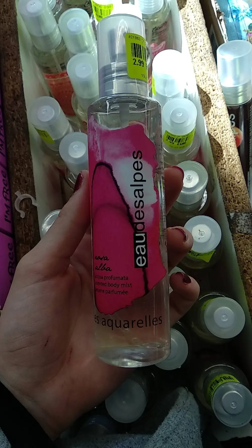 EAU DES ALPES - Les aquarelles - Brume parfumée pour le corps