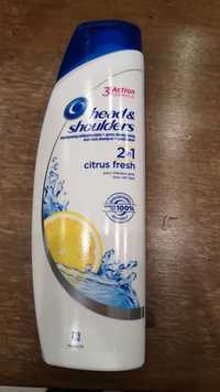 HEAD & SHOULDERS - 2 in 1 citrus fresh - Shampooing antipeluculaire + après-shampooing