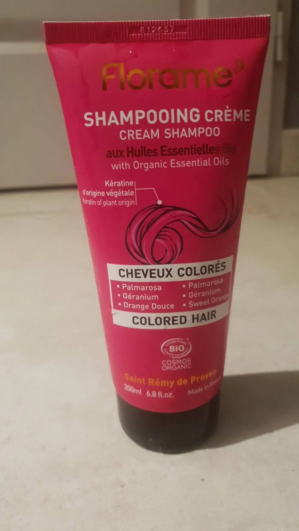 FLORAME - Shampooing crème aux huiles essentielles bio