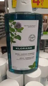 KLORANE - Shampoing à la Menthe Bio