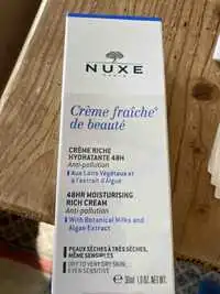 NUXE - Crème fraîche de beauté - Crème riche hydratante 48h