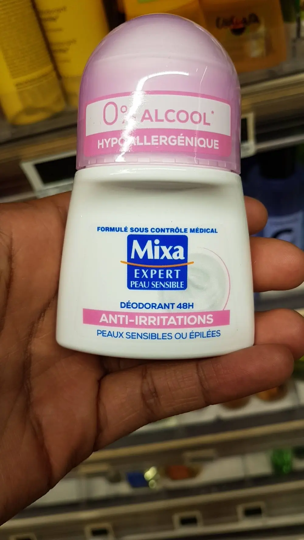 MIXA - Anti-irritations - Déodorant 48h