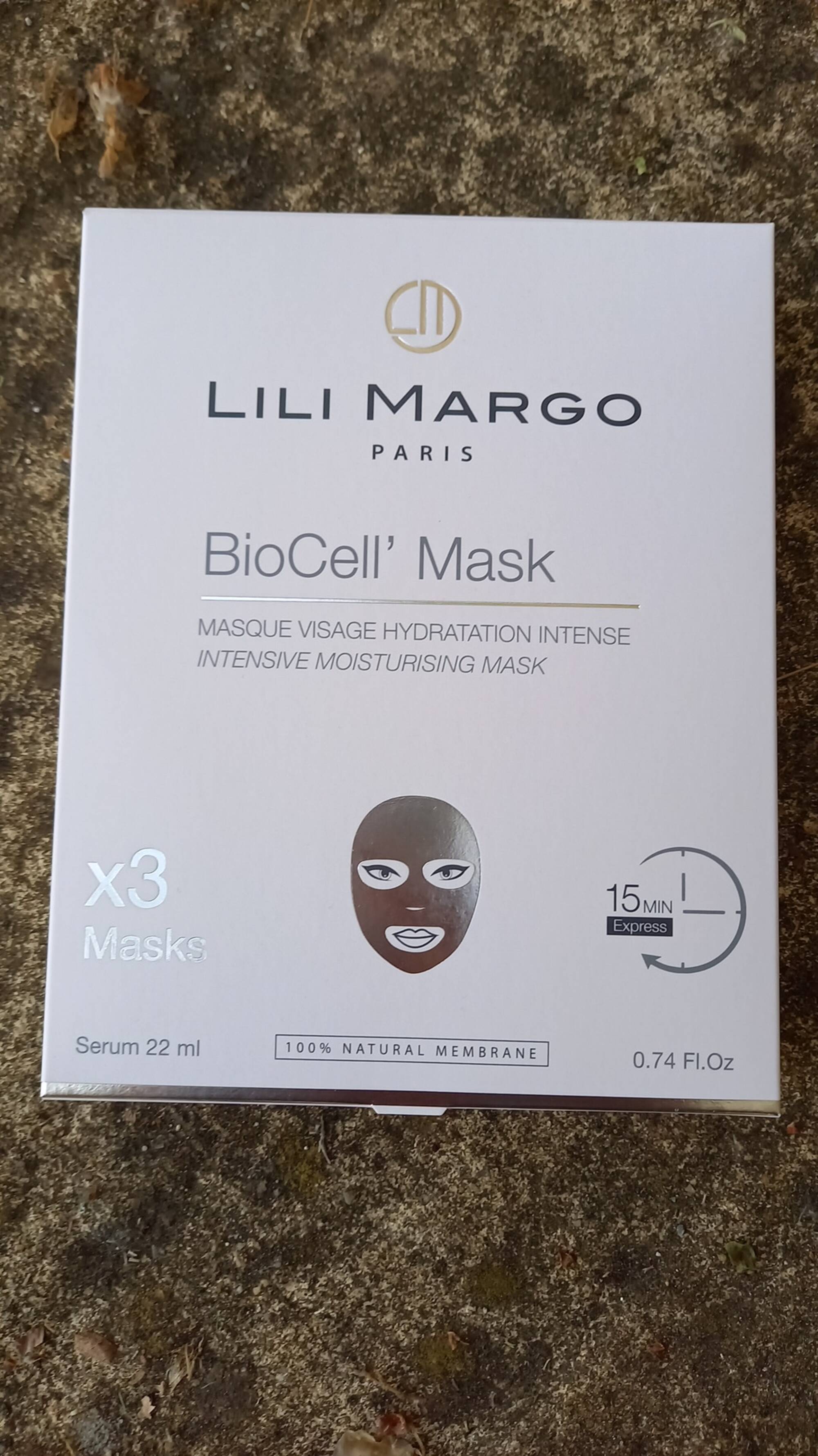 LILI MARGO - BioCell' Mask - Masque visage hydratation intense
