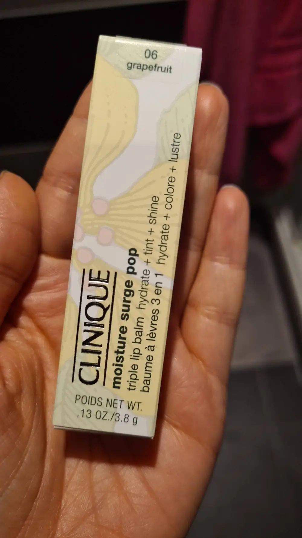 CLINIQUE - Moisture surge pop - Baume à lèvre 3 en 1 