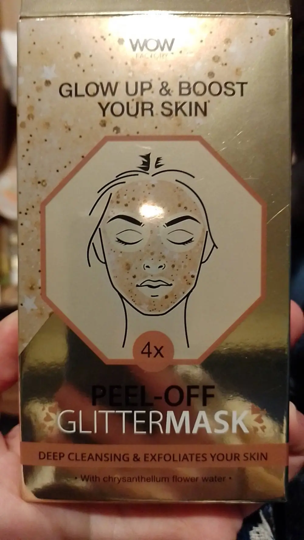 WOW FACTORY - Glow up & boost your skin pell-off - Glittermask