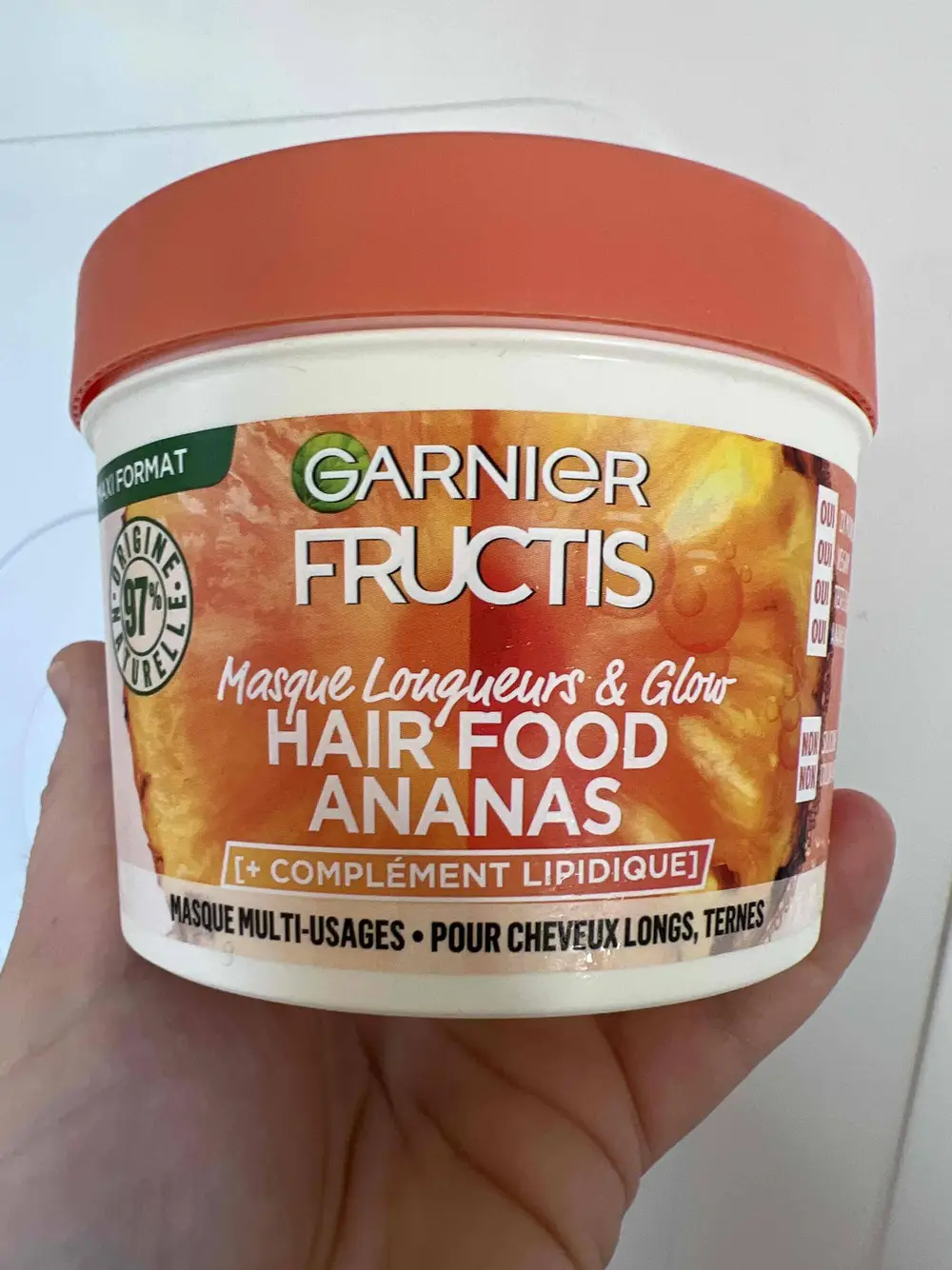 GARNIER - Fructis - Masque longueurs & glow