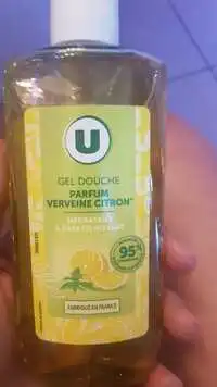 U - Gel douche parfum verveine citron