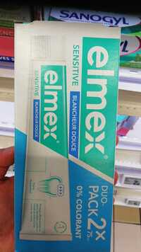 ELMEX - Sensitive blancheur douce - Dentifrice au fluorure