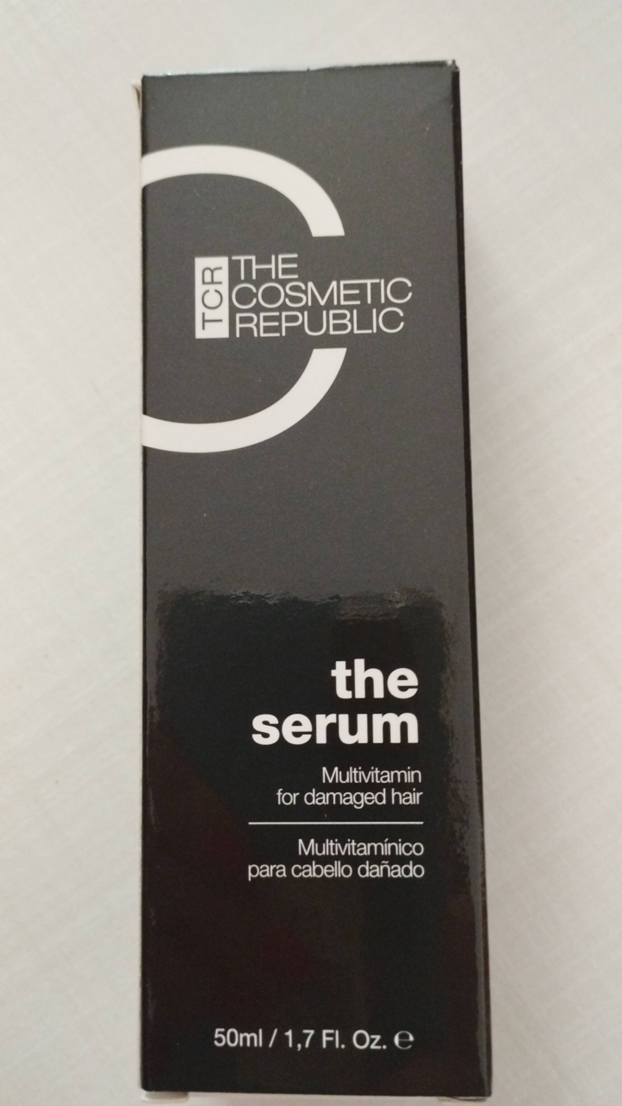THE COSMETIC REPUBLIC - The serum the multivitamin for damaged hair