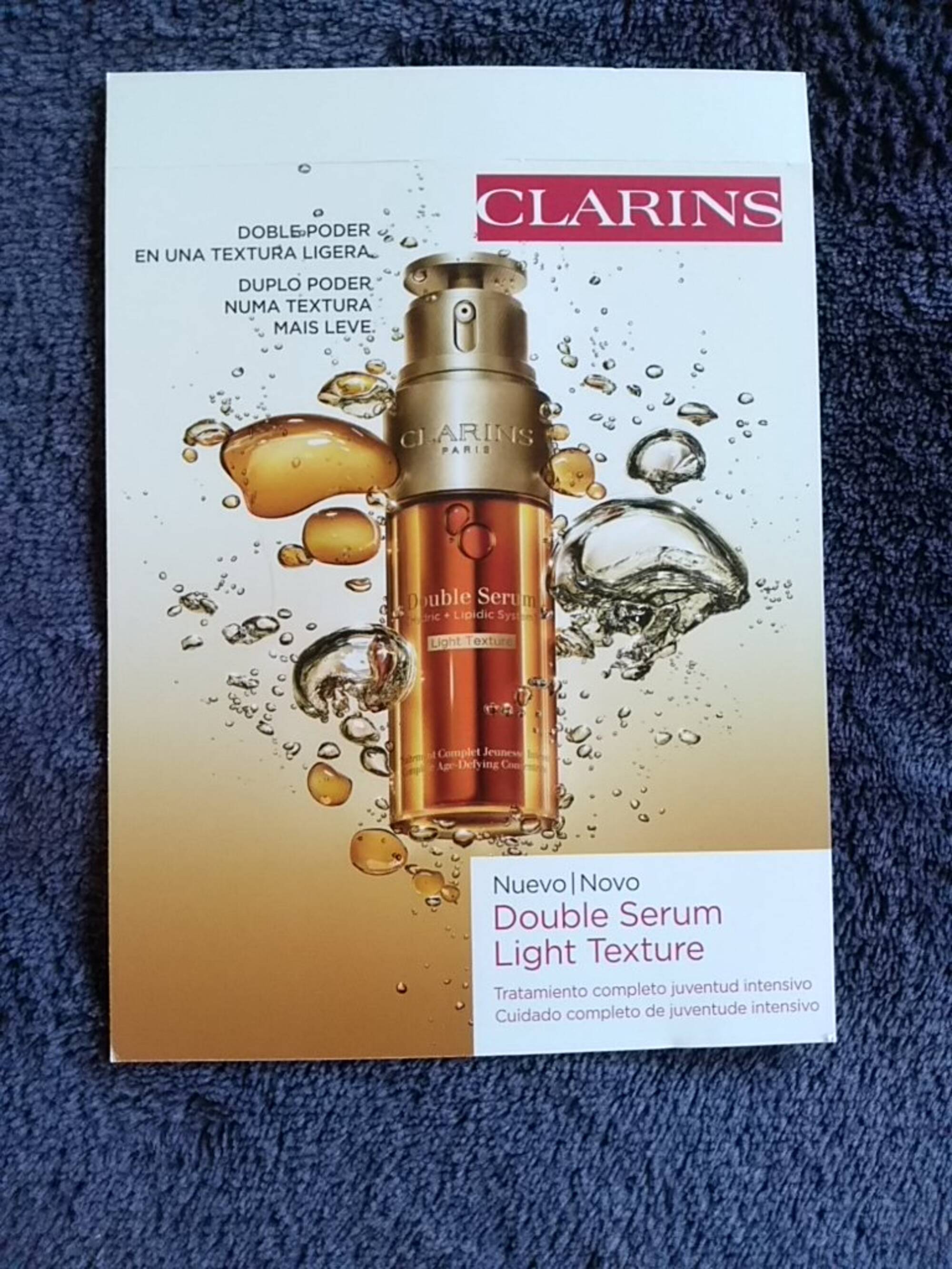 CLARINS - Double serum light texture