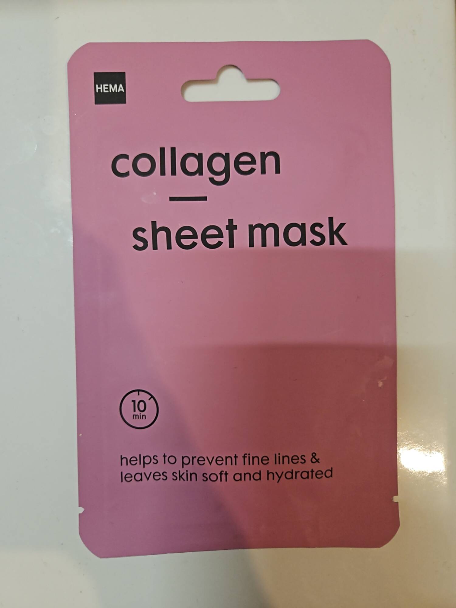 HEMA - Collagen sheet mask