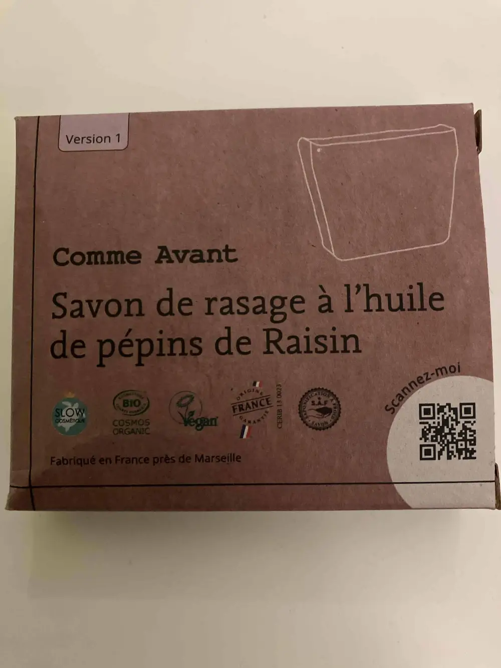 COMME AVANT - Savon de rasage à l’huile de pépins de raisin