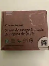 COMME AVANT - Savon de rasage à l’huile de pépins de raisin