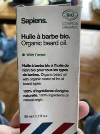 SAPIENS - Wild forest - Huile à barbe bio