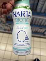 NARTA - Biotic invisible - Déodorant efficacité 48h