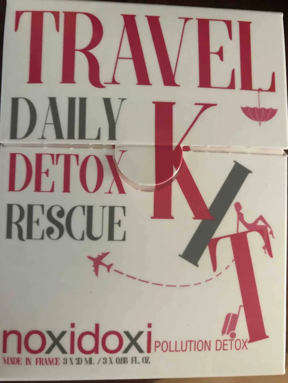 TRAVEL - Dailly detox rescue kit - Nettoyant + Démaquillant détox
