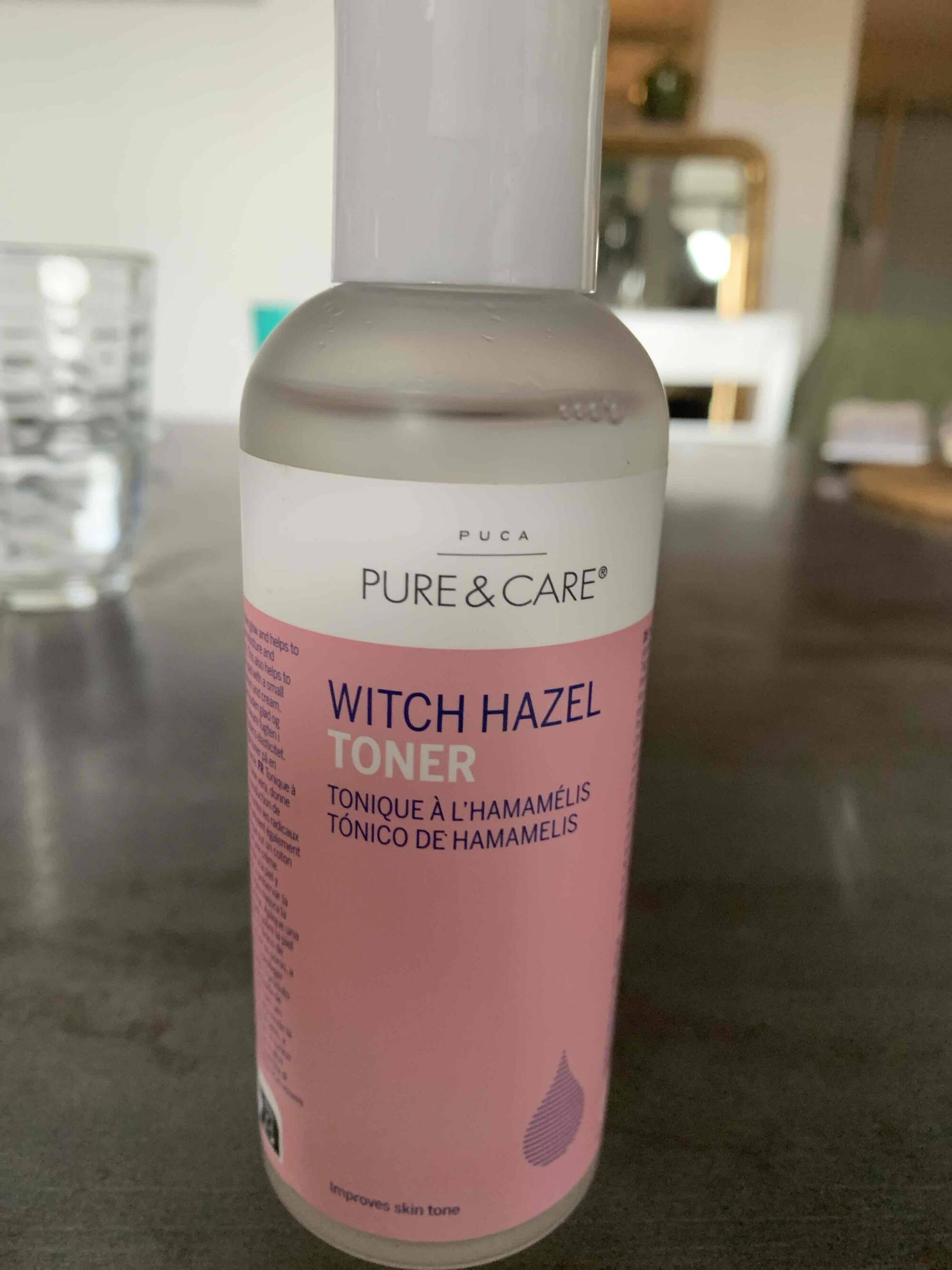 PURE & CARE - Witch hazel toner - Tonique à l'hamamélis