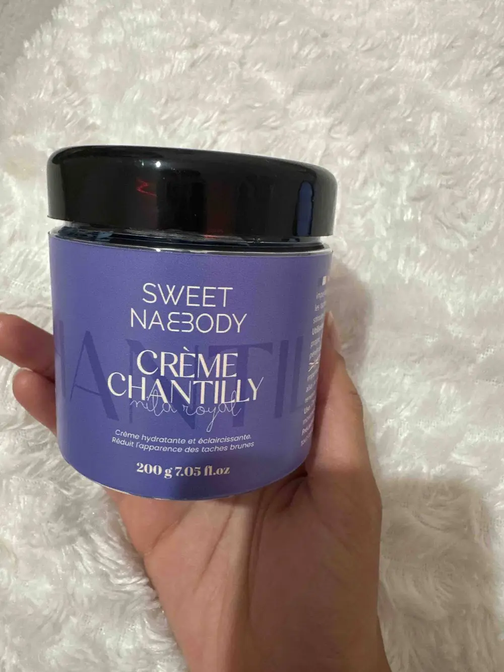 SWEET NAB BODY - Nila royal - Crème chantilly