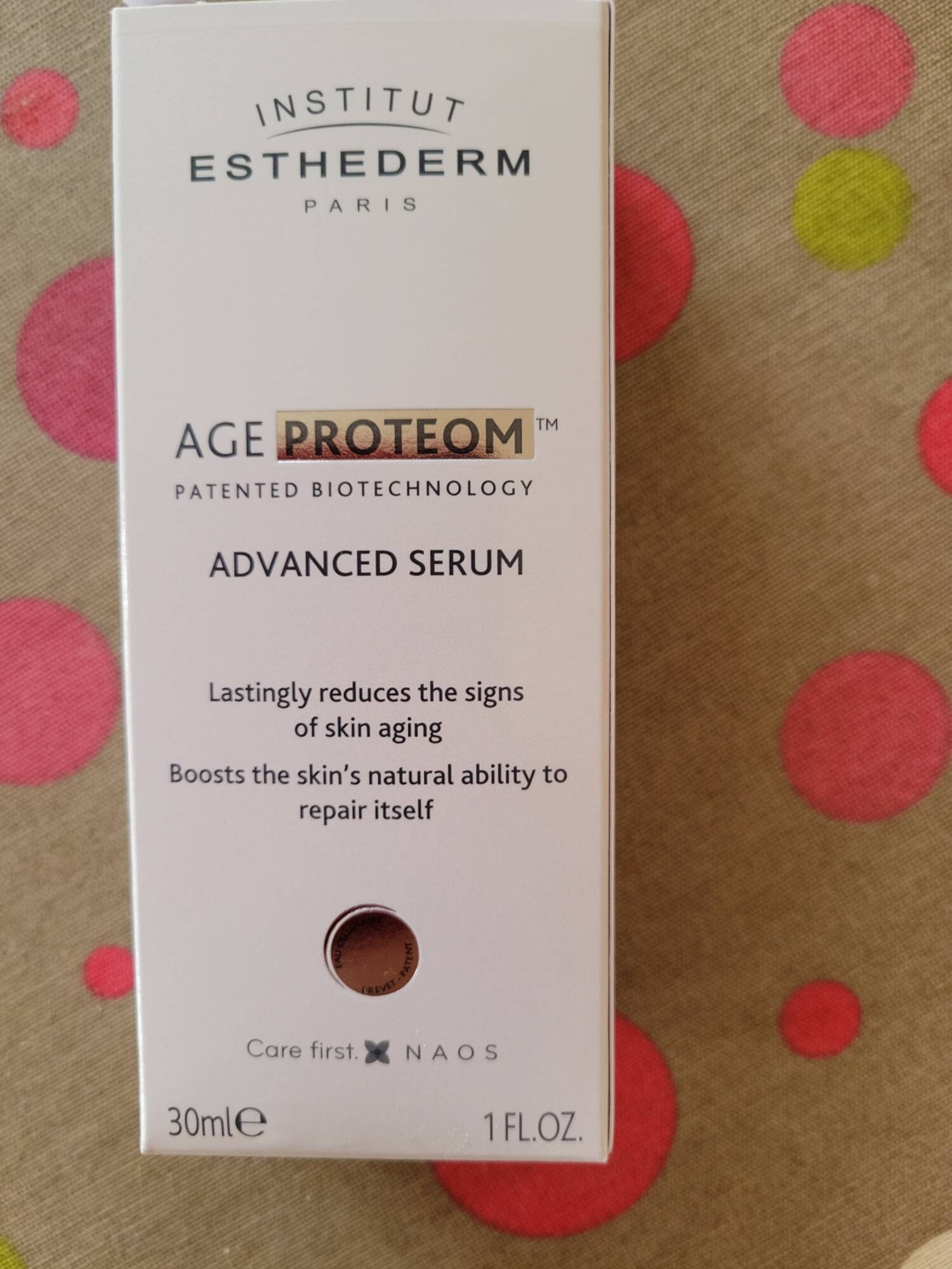 INSTITUT ESTHEDERM - Age proteom - Advanced serum