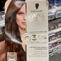 SCHWARZKOPF - Crème suprême - Coloration crème soin 7-57 blond cuivré doré